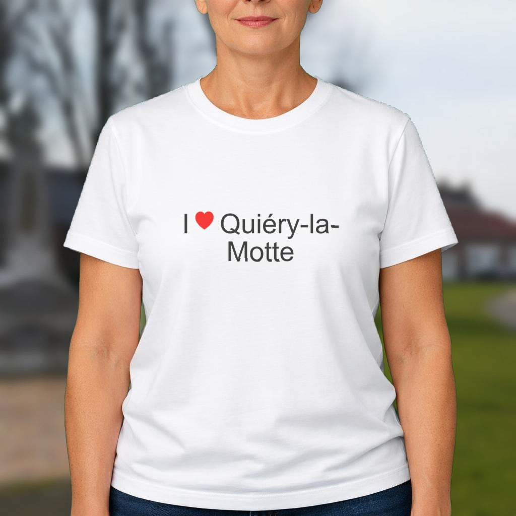 T-shirt I love quiéry-la-motte