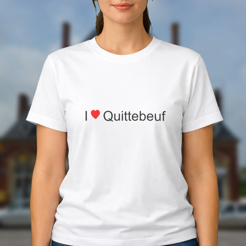 T-shirt I love quittebeuf