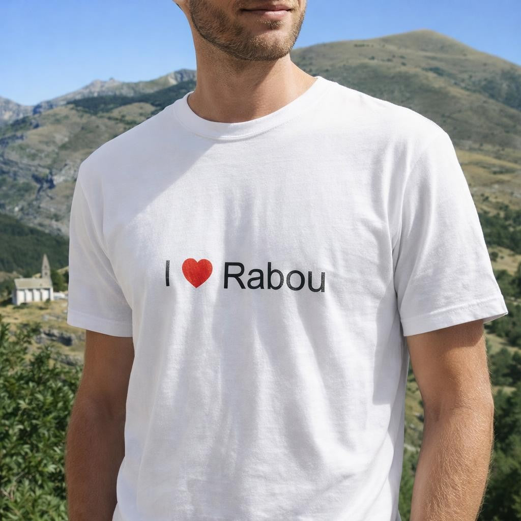 T-shirt I love rabou