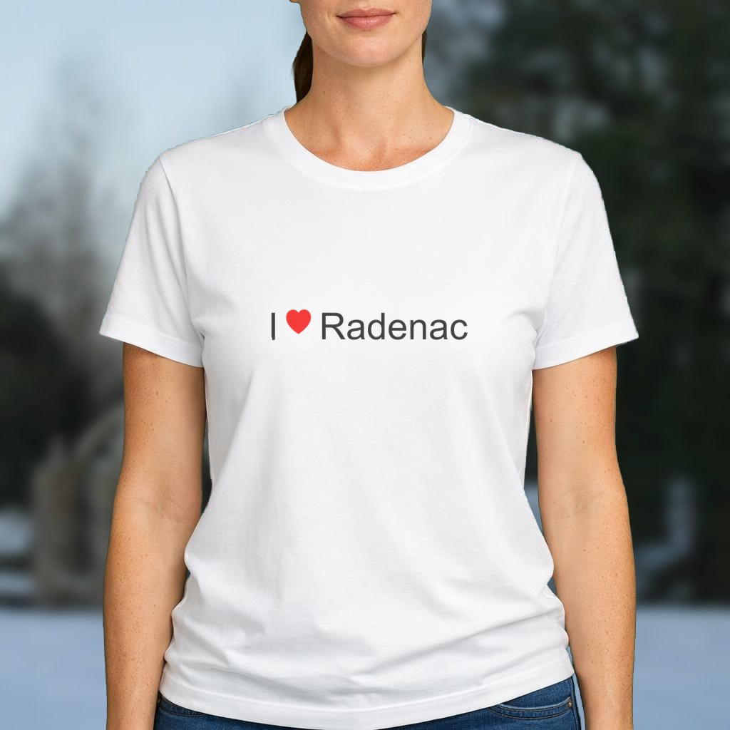 T-shirt I love radenac