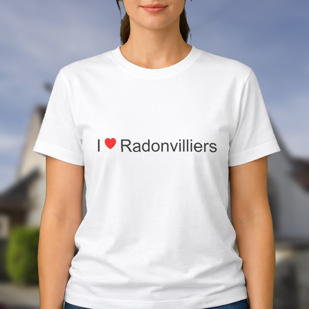 T-shirt I love radonvilliers