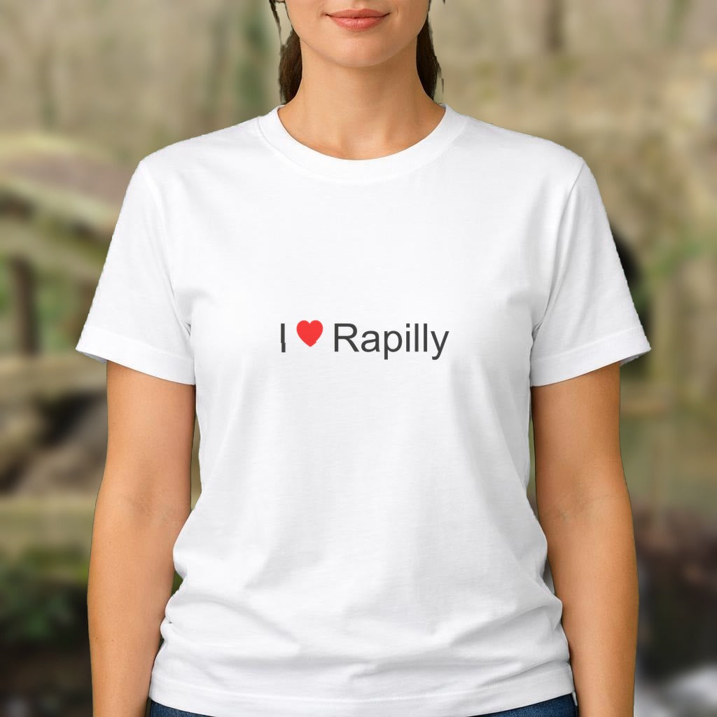 T-shirt I love rapilly