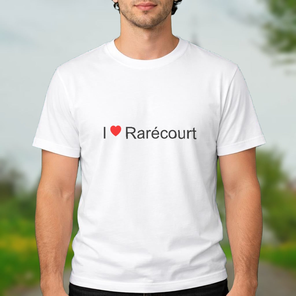 T-shirt I love rarécourt
