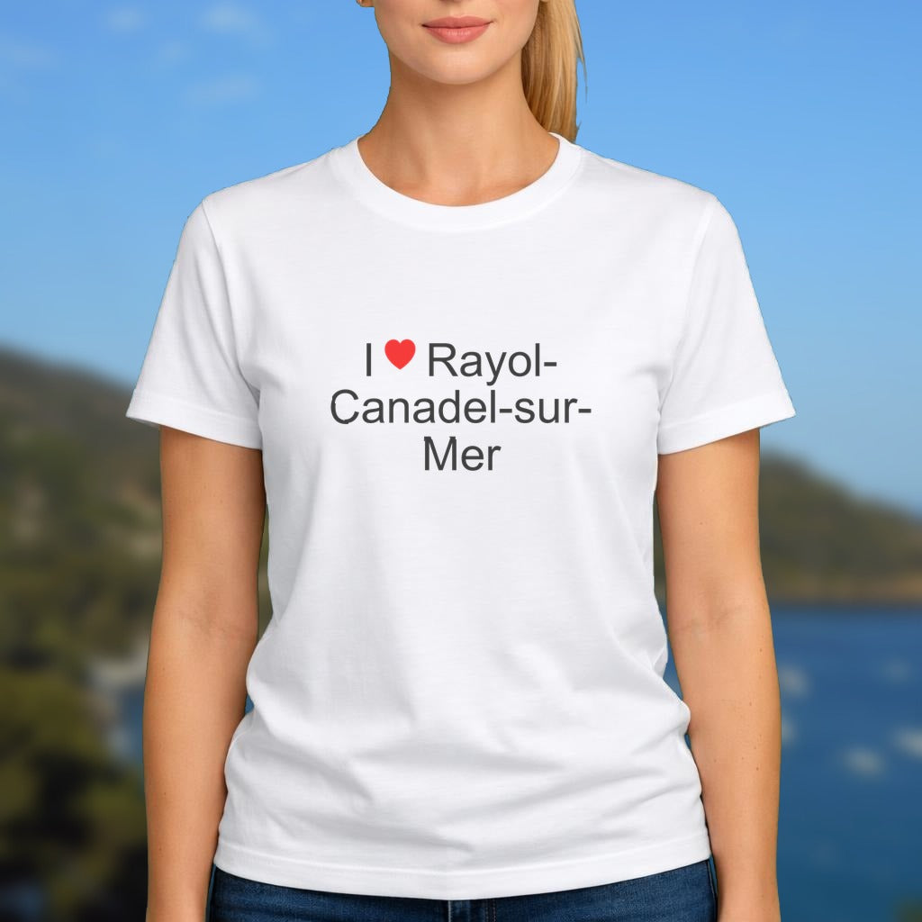 T-shirt I love rayol-canadel-sur-mer