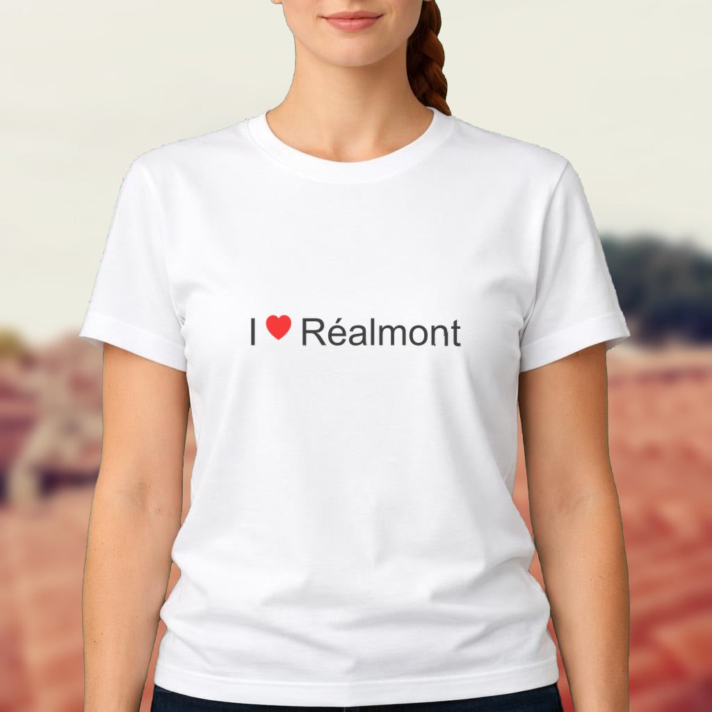 T-shirt I love réalmont