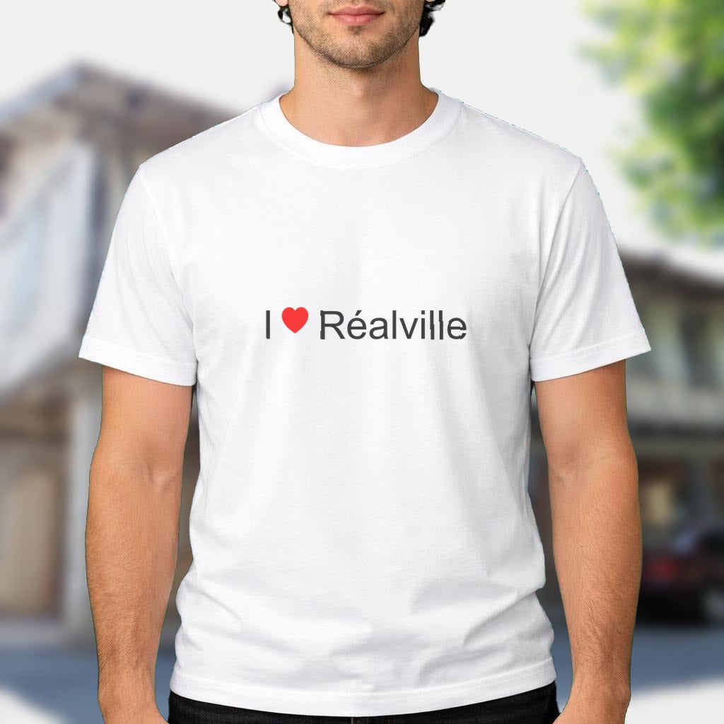 T-shirt I love réalville