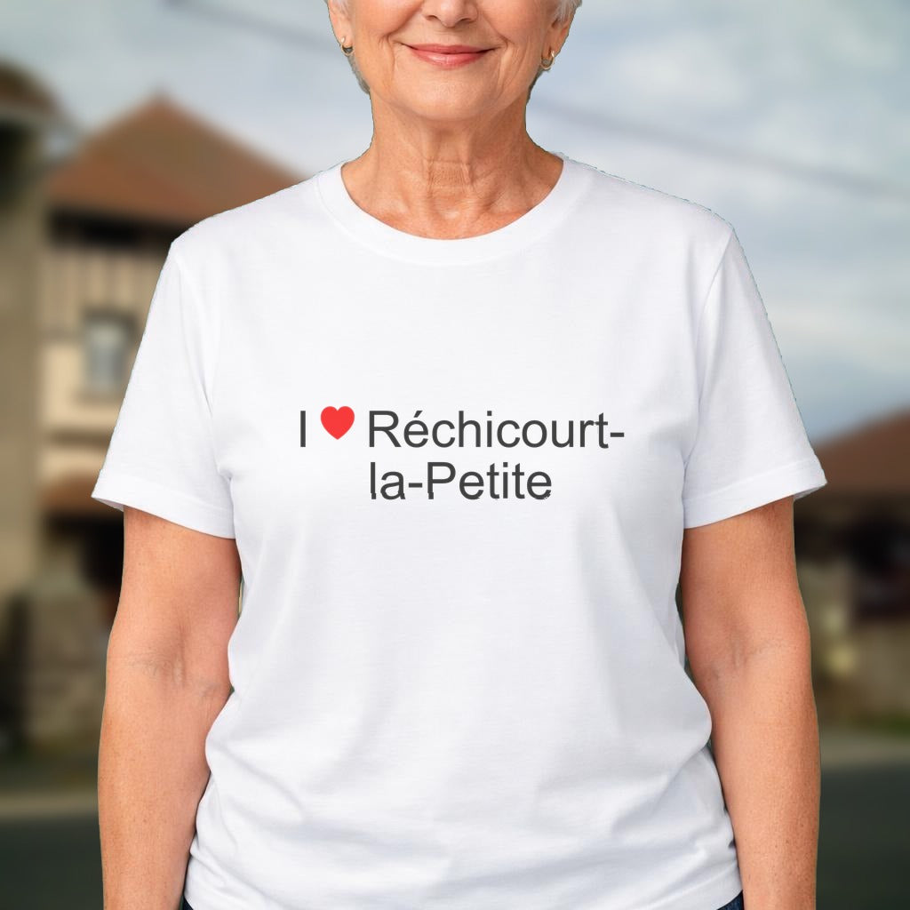 T-shirt I love réchicourt-la-petite