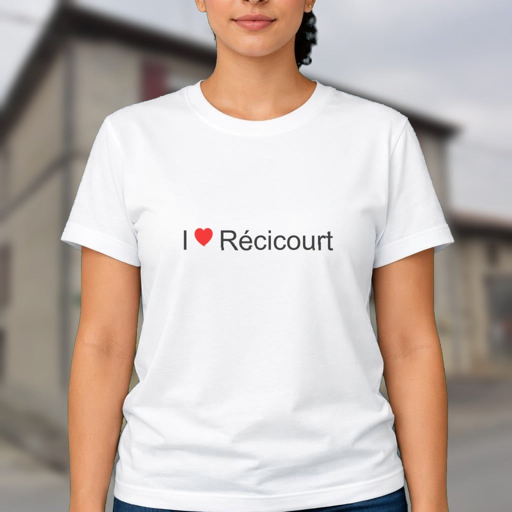 T-shirt I love récicourt