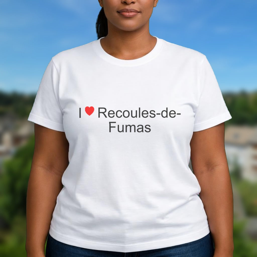 T-shirt I love recoules-de-fumas