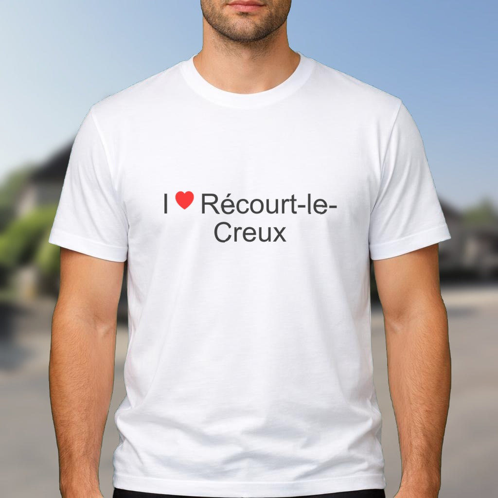 T-shirt I love récourt-le-creux