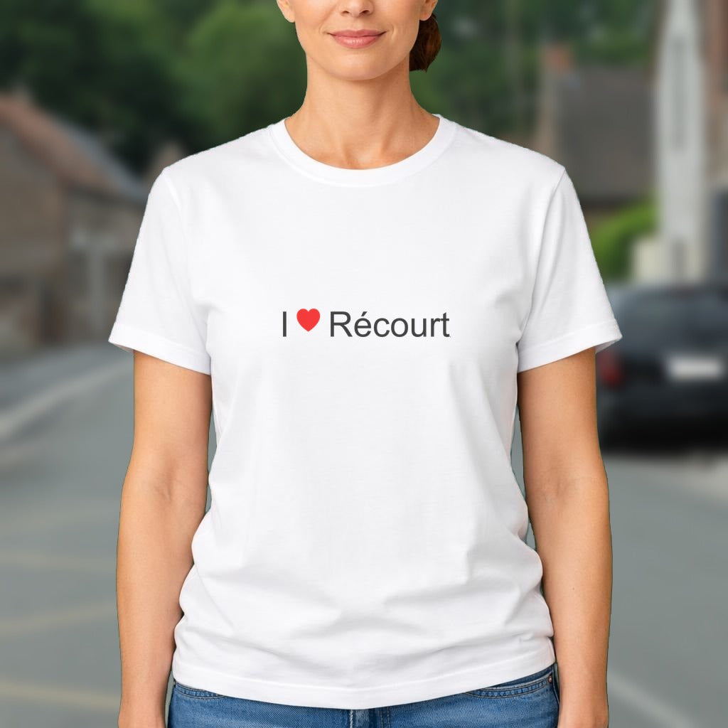 T-shirt I love récourt