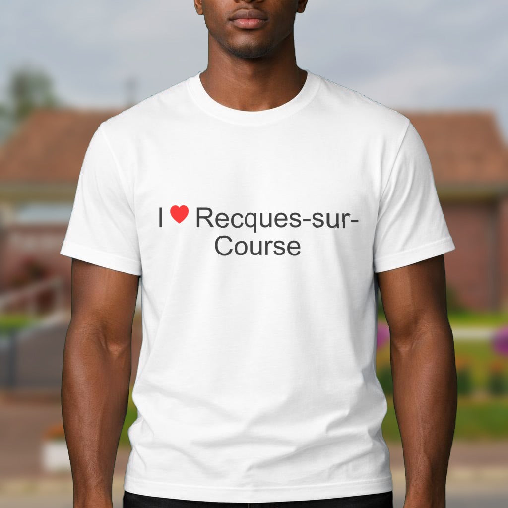 T-shirt I love recques-sur-course