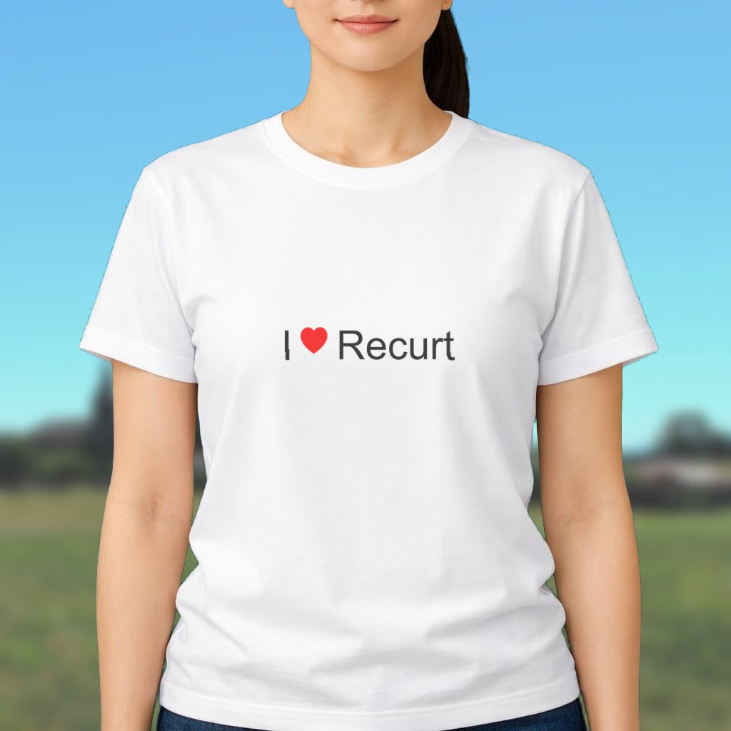 T-shirt I love recurt