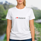 T-shirt I love rédené