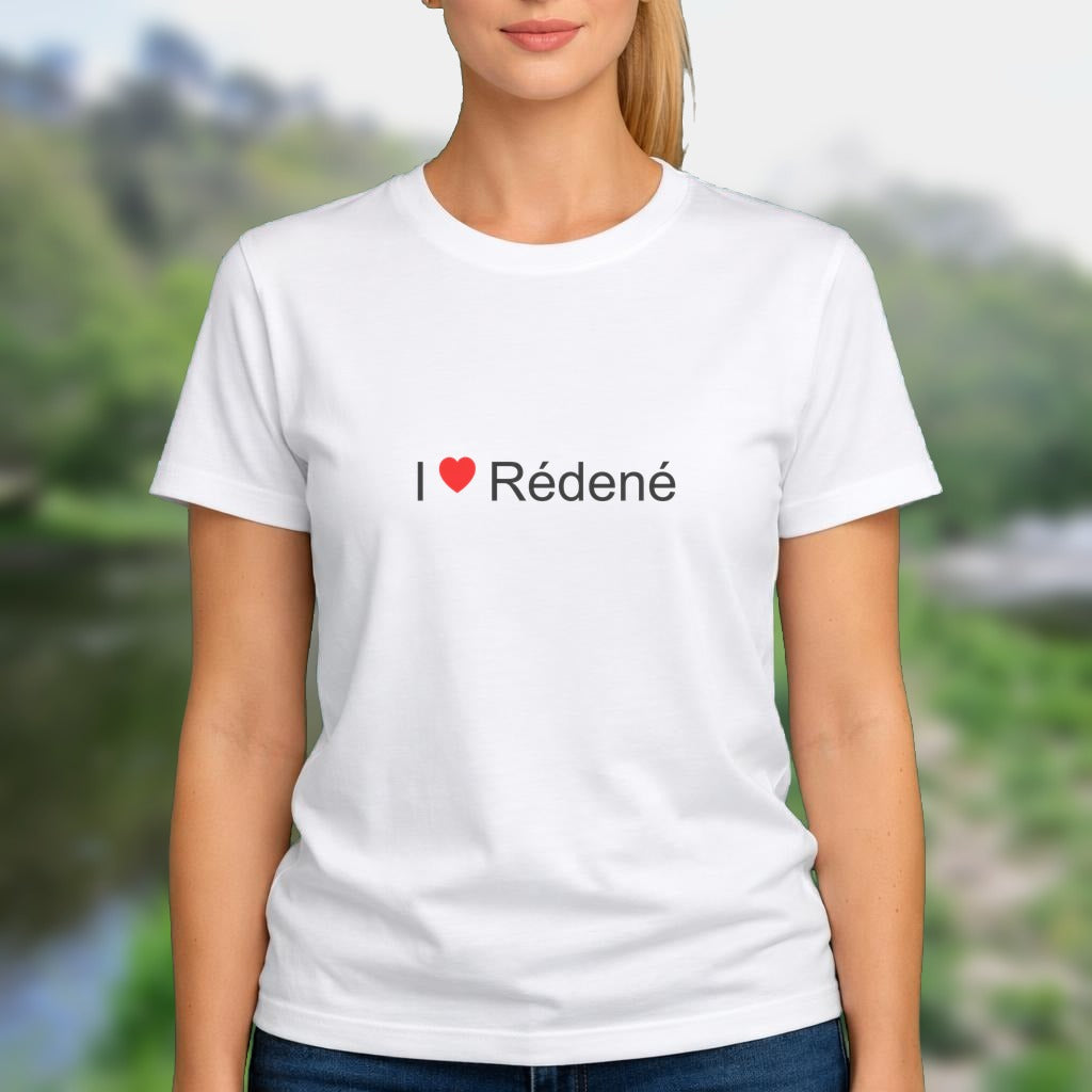 T-shirt I love rédené