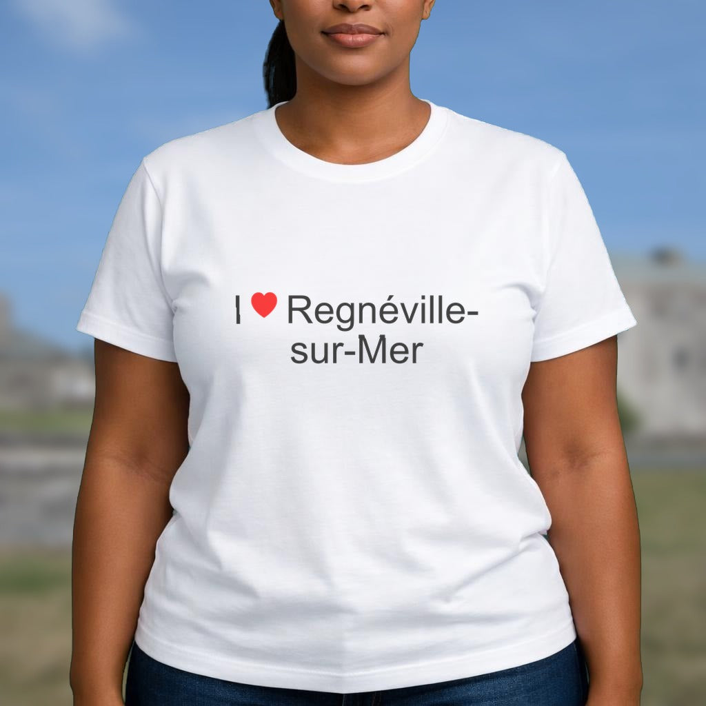 T-shirt I love regnéville-sur-mer