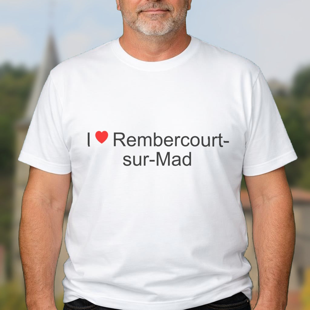 T-shirt I love rembercourt-sur-mad