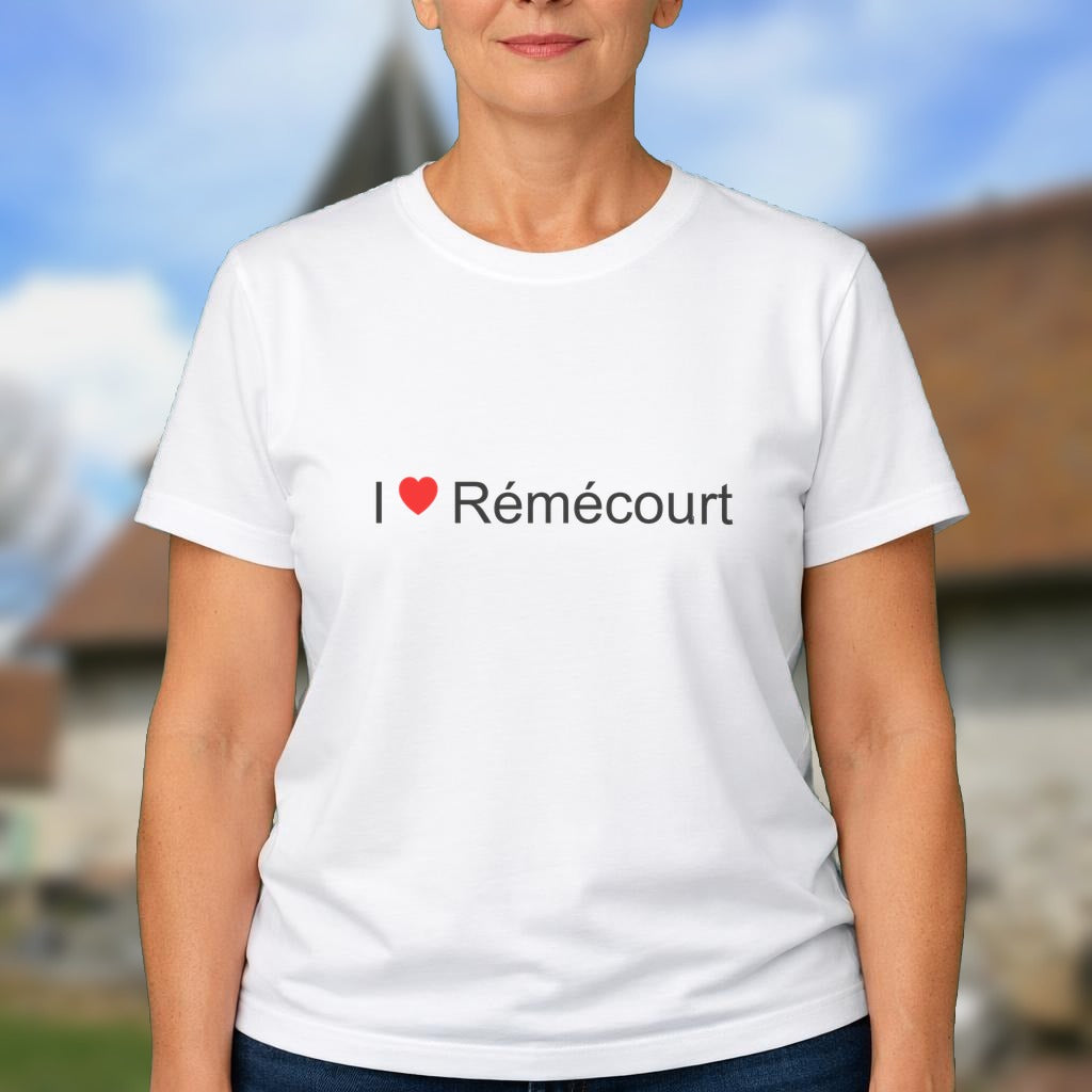 T-shirt I love rémécourt