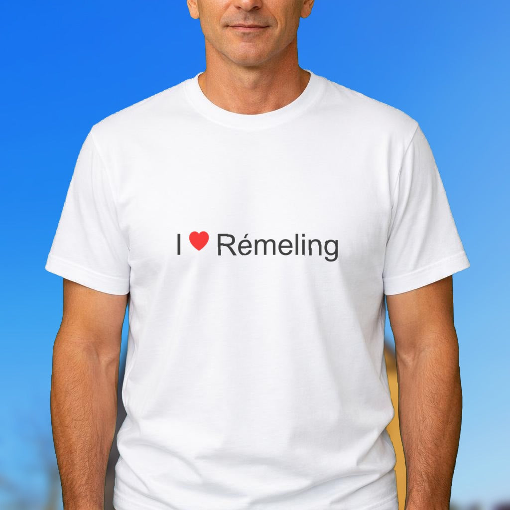 T-shirt I love rémeling