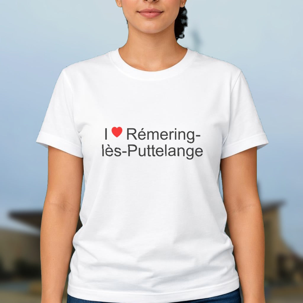 T-shirt I love rémering-lès-puttelange