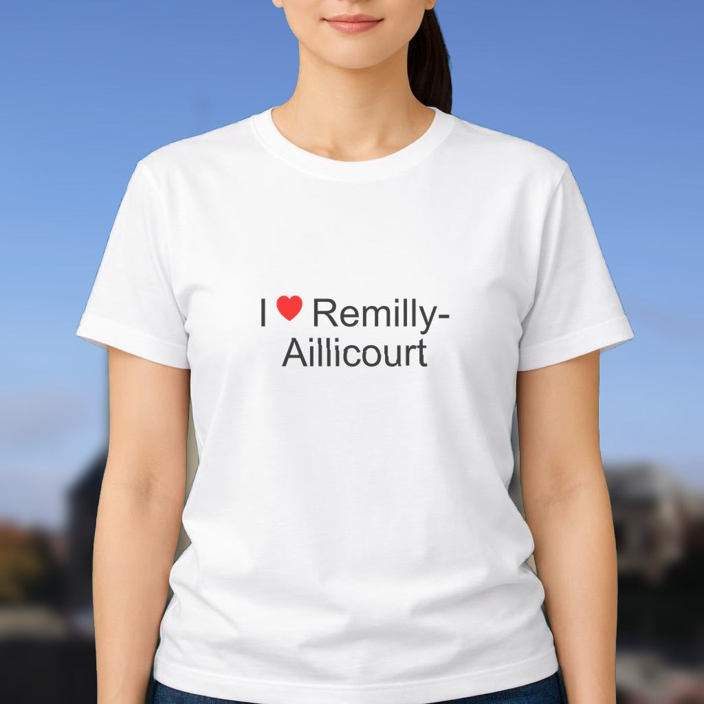 T-shirt I love remilly-aillicourt
