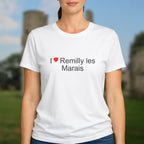 T-shirt I love remilly les marais
