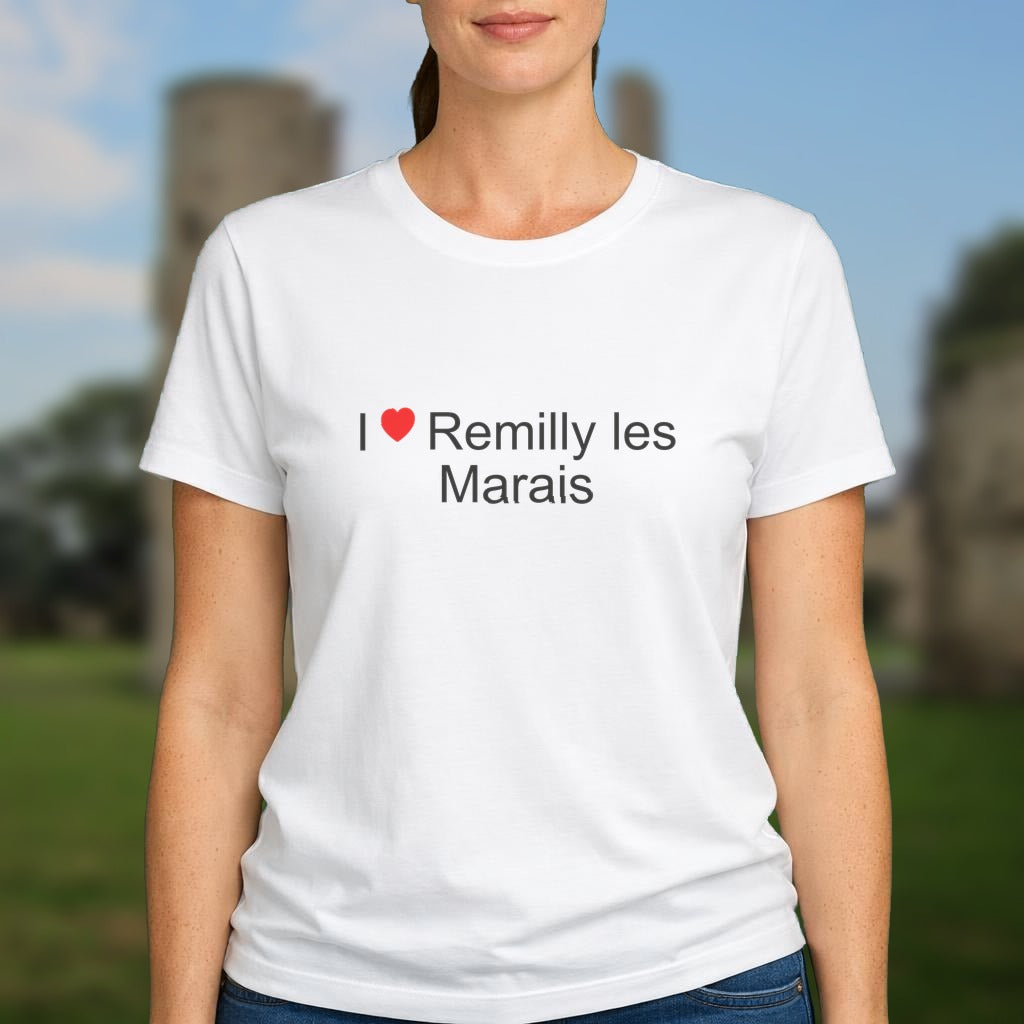 T-shirt I love remilly les marais