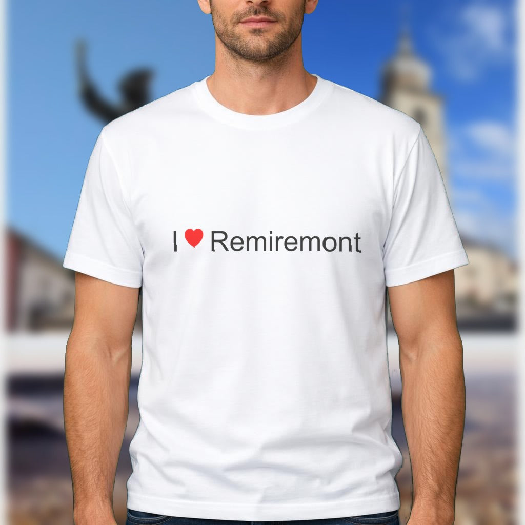 T-shirt I love remiremont