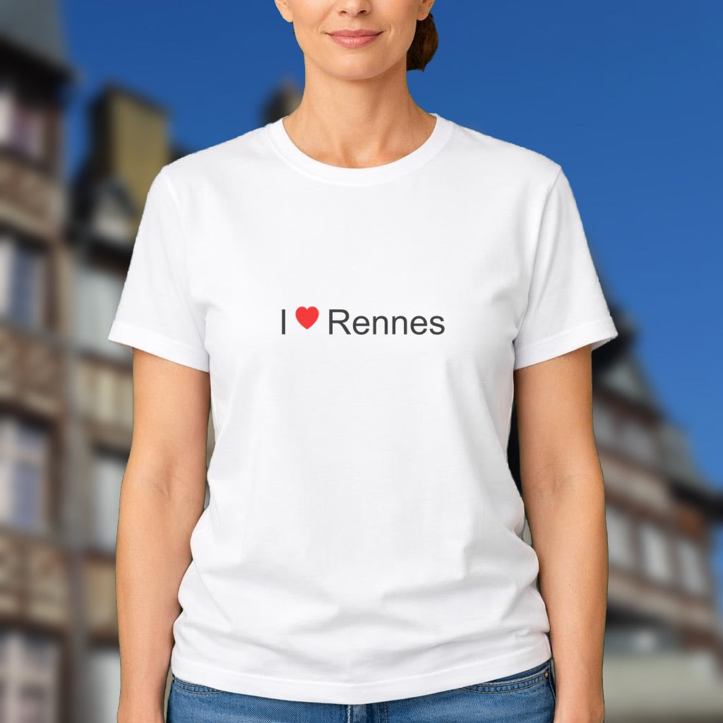 T-shirt I love rennes