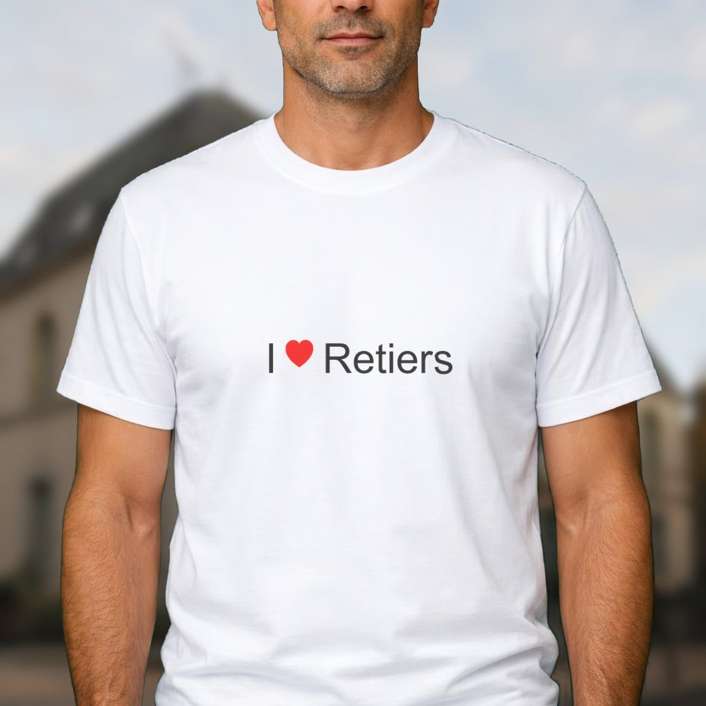 T-shirt I love retiers