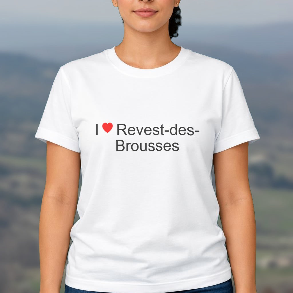 T-shirt I love revest-des-brousses