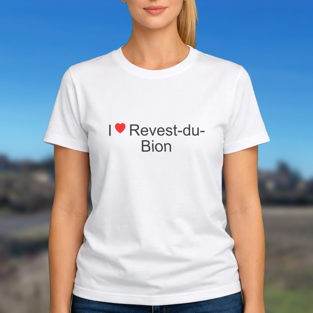 T-shirt I love revest-du-bion