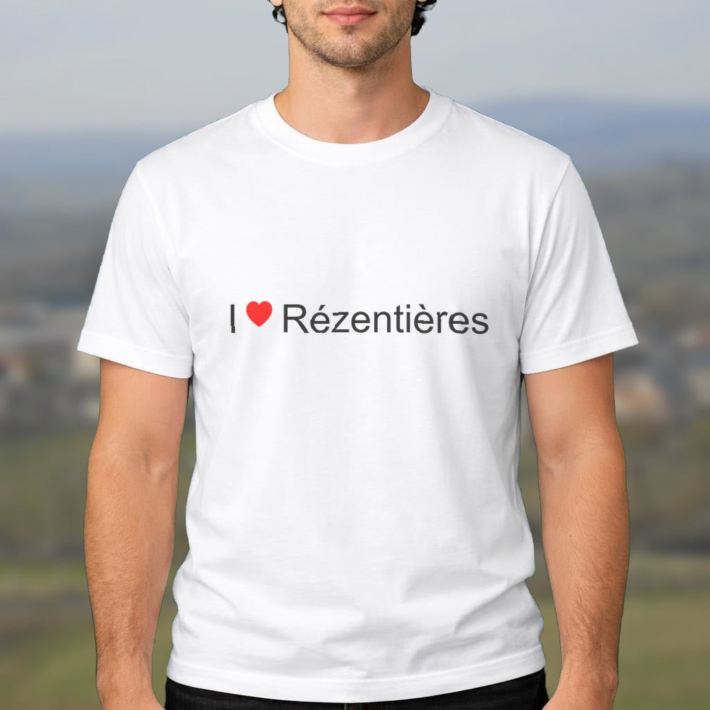 T-shirt I love rézentières