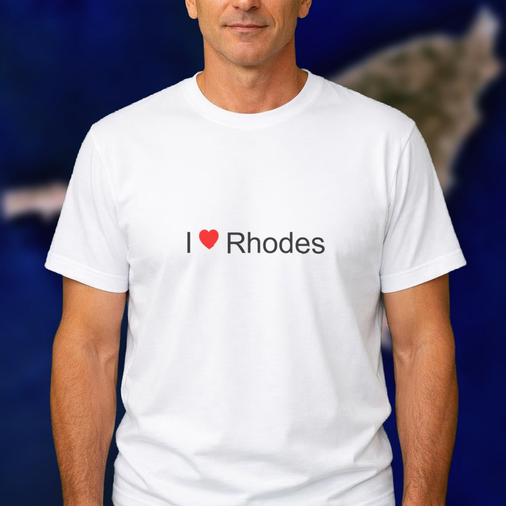 T-shirt I love rhodes