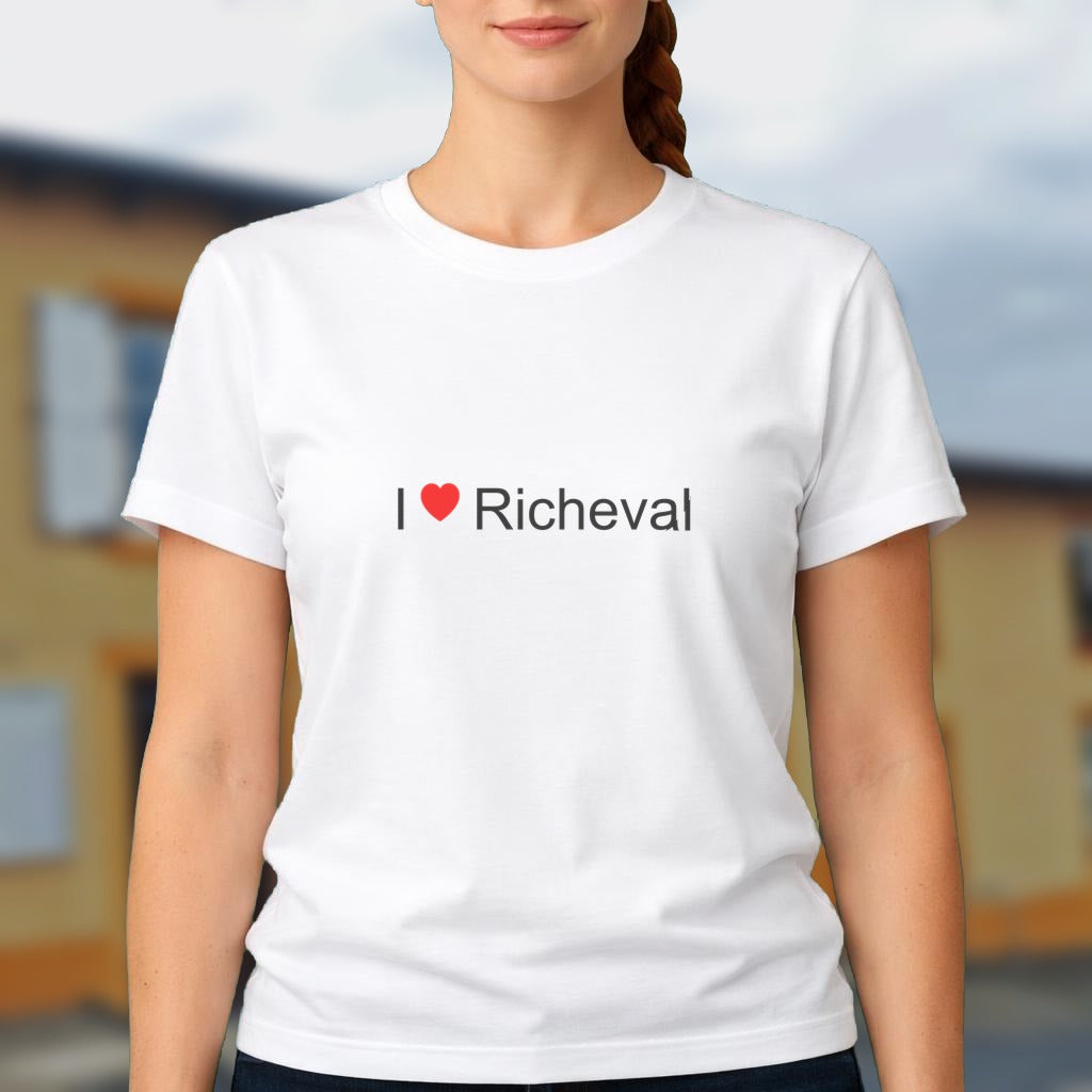 T-shirt I love richeval
