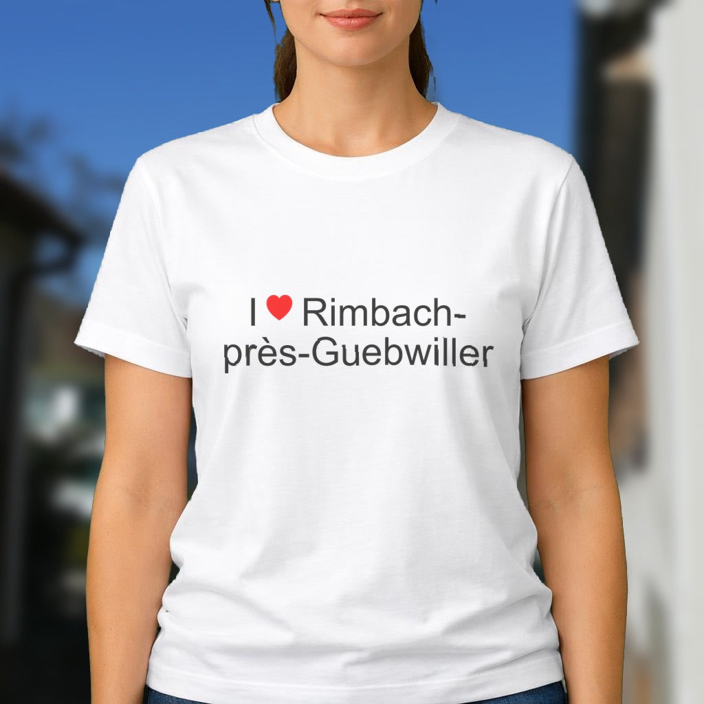 T-shirt I love rimbach-près-guebwiller