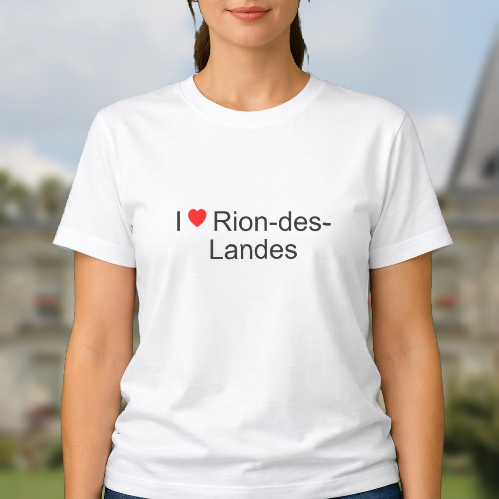 T-shirt I love rion-des-landes
