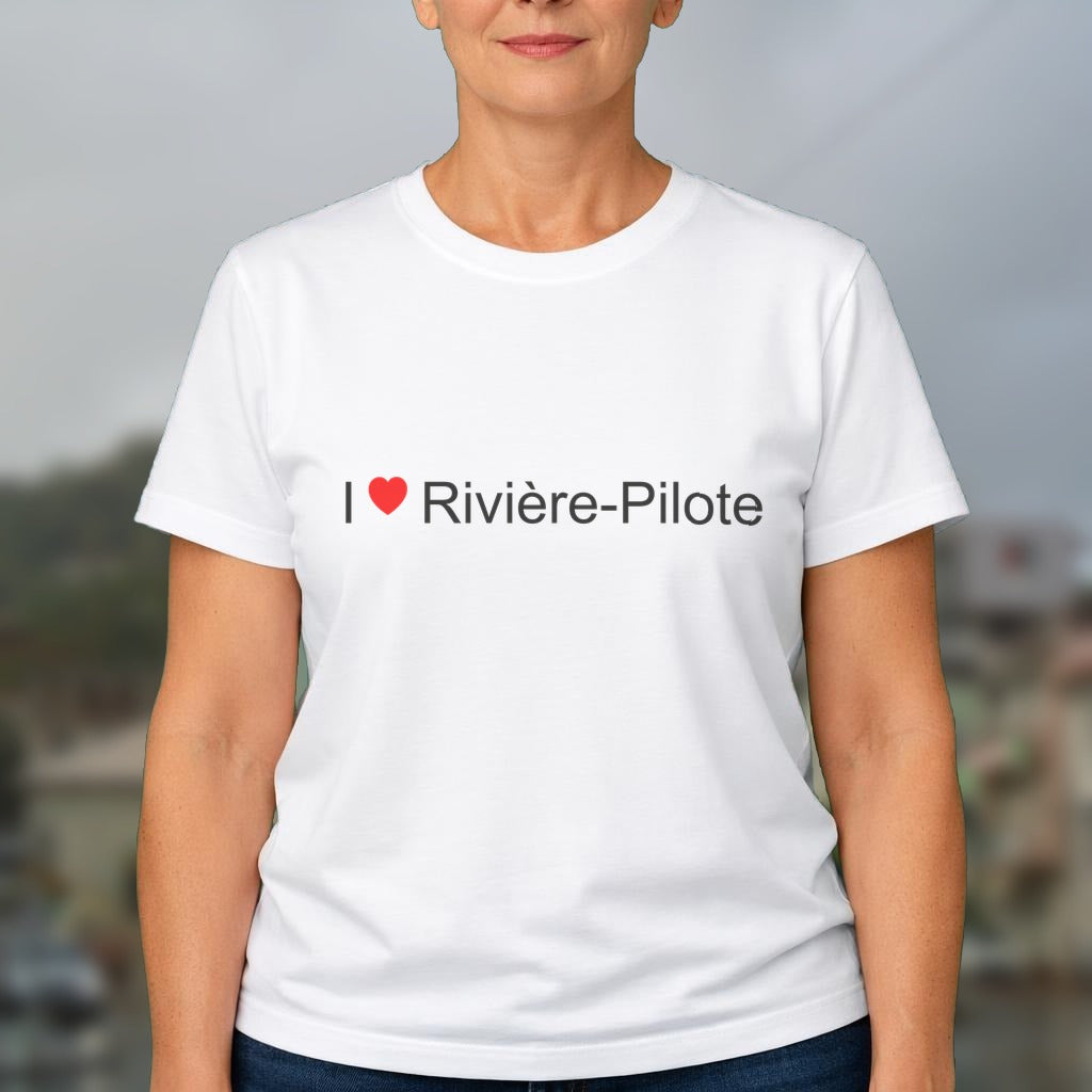 T-shirt I love rivière-pilote