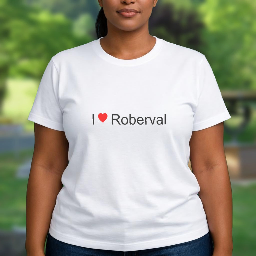 T-shirt I love roberval