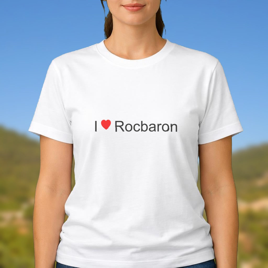 T-shirt I love rocbaron