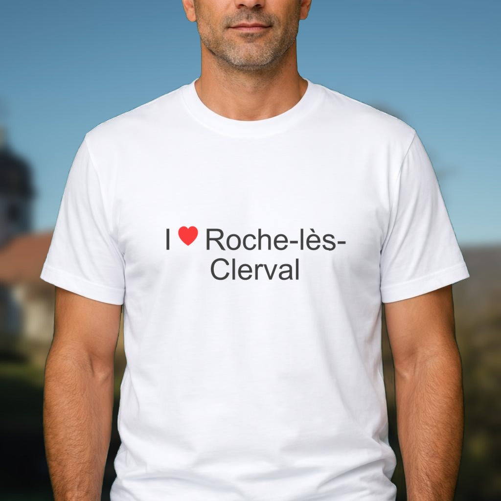 T-shirt I love roche-lès-clerval
