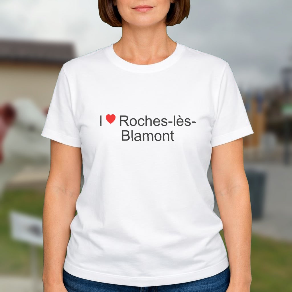 T-shirt I love roches-lès-blamont