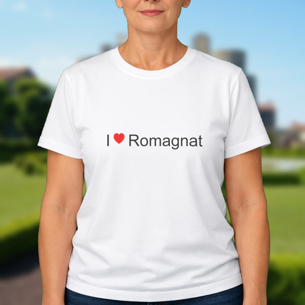 T-shirt I love romagnat