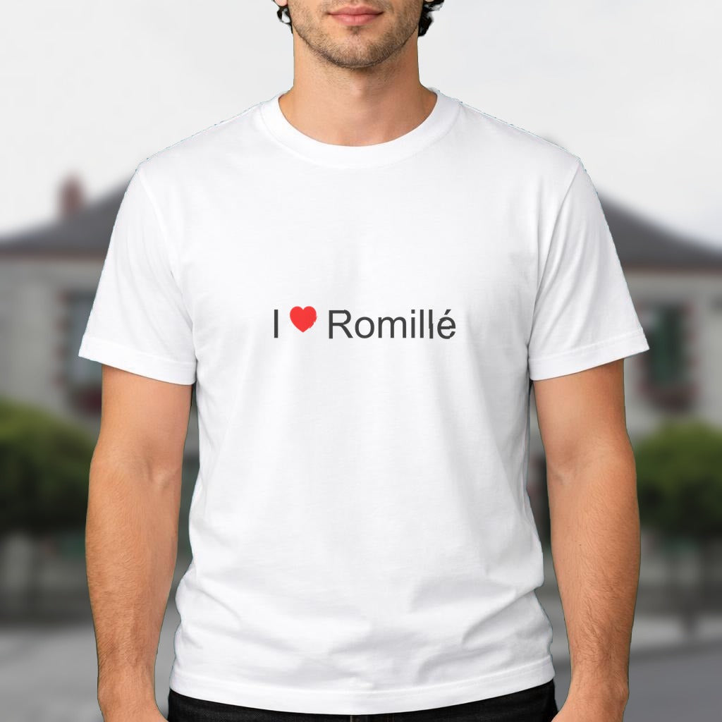 T-shirt I love romillé