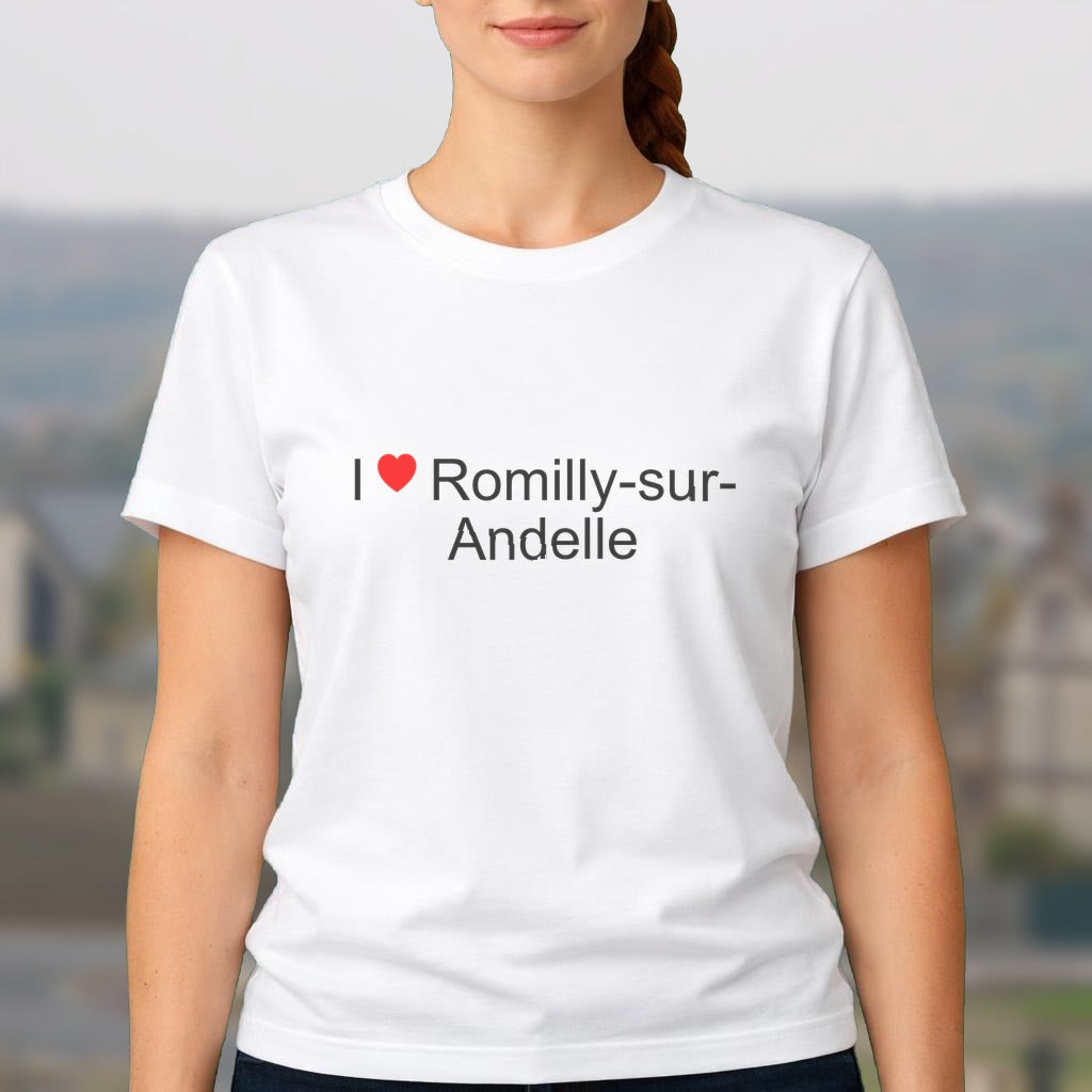 T-shirt I love romilly-sur-andelle