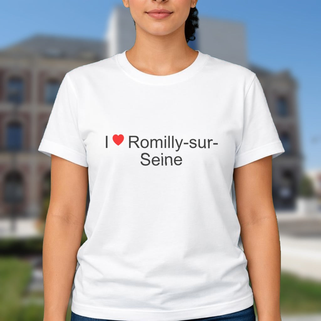 T-shirt I love romilly-sur-seine