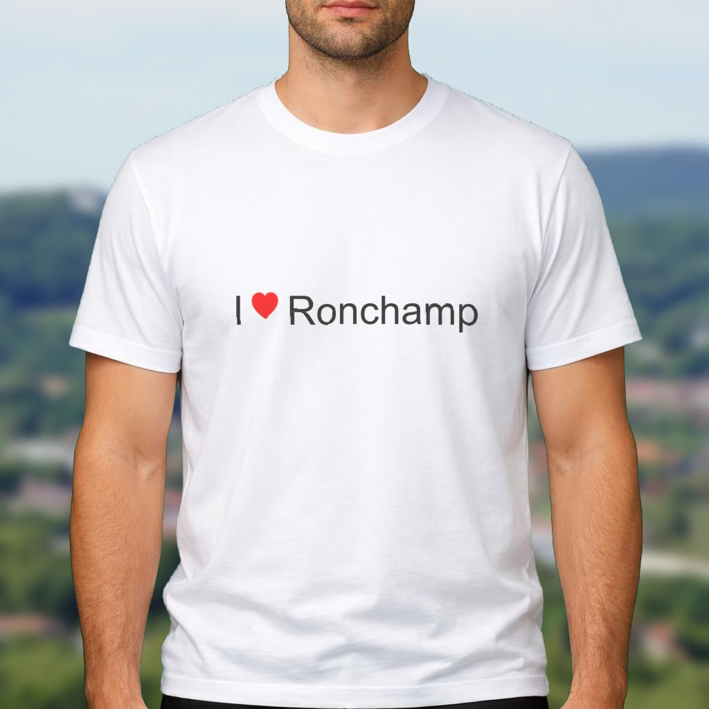 T-shirt I love ronchamp