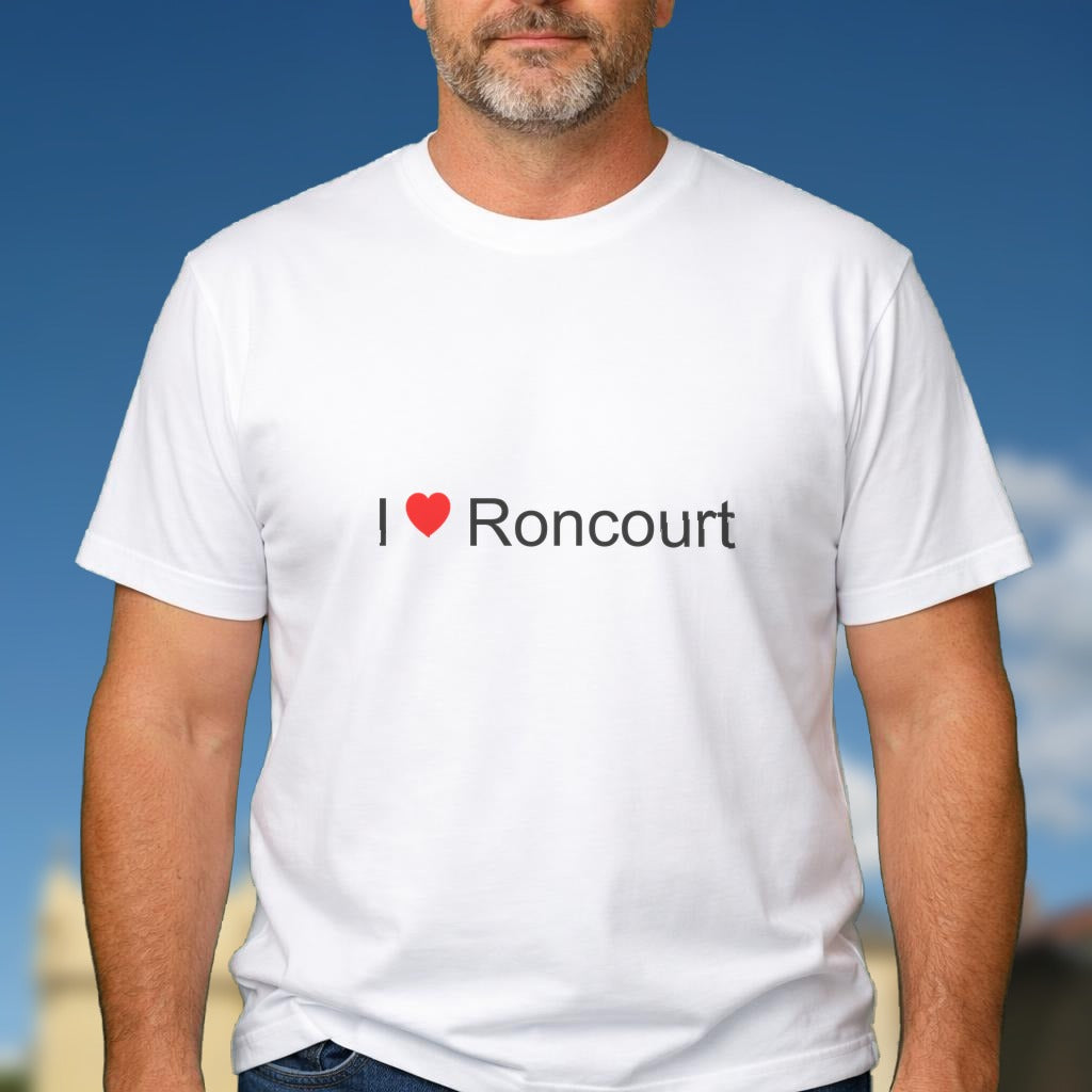 T-shirt I love roncourt
