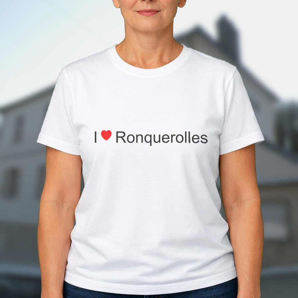 T-shirt I love ronquerolles