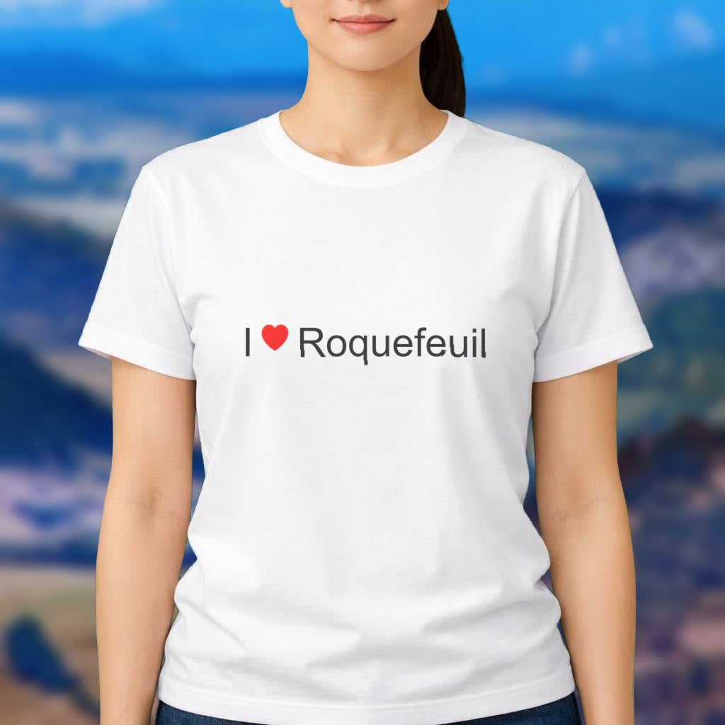 T-shirt I love roquefeuil